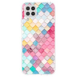 Átlátszó szilikon tok az alábbi mobiltelefonokra Samsung Galaxy A22 A225F 4G - Colorful roof