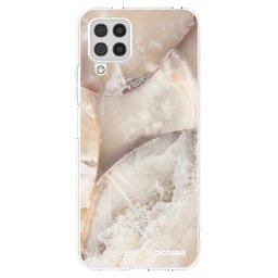 Átlátszó szilikon tok az alábbi mobiltelefonokra Samsung Galaxy A22 A225F 4G - Cream marble
