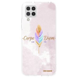 Átlátszó szilikon tok az alábbi mobiltelefonokra Samsung Galaxy A22 A225F 4G - Carpe Diem