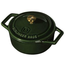 Berlinger Haus Öntöttvas edény Mini 12 cm Emerald BH 6502 Kifutó termék!