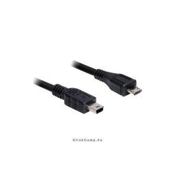 USB 2.0 micro-B apa> USB mini apa kábel, 1m Delock PN: DELOCK-83177