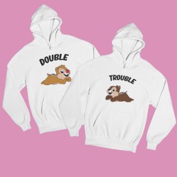Doubel trouble páros pulóver
