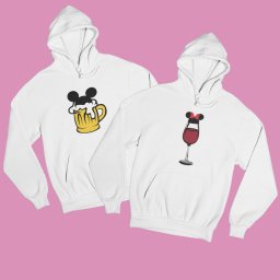 Mickey sör és Minnie Bor páros pulóver