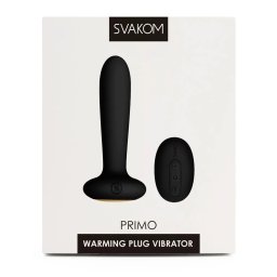 Svakom - Primo anál vibrátor melegítő funkcióval (fekete)