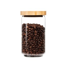 Klarstein Tárolóedény, bambusz fedéllel, 750 ml, egymásra helyezhető, légmentesen zárható (BW-10273-008)
