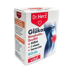 Dr. Herz Glükozamin + Kondroitin-szulfát + MSM kapszula 60x