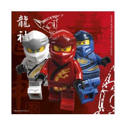 Papír szalvéta, Lego Ninjago, 16 db/csomag