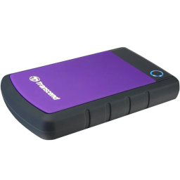 1TB külső HDD 2.5 USB3.0 ütésálló lila StoreJet 25H3 PN: TS1TSJ25H3P