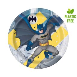 Tányér, Batman, 23cm, 8 db/cs