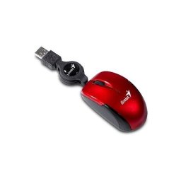 Notebook egér Genius MicroTraveler USB vörös PN: GENIUS-31010125107