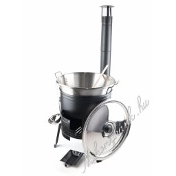 45cm Bográcsház + 40liter rozsdamentes üst 10részes