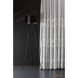 (3 méret) Hímzett dreher sable ODERA 01 fehér 220cm