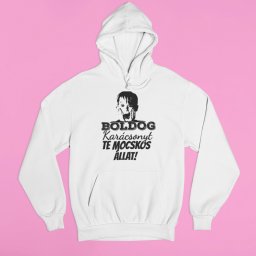 Boldog Karácsonyt, te mocskos állat pulóver
