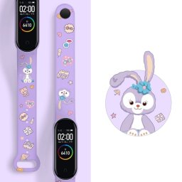 Xiaomi Mi Band 3 / Mi Band 4 / Mi Band 5 és Xiaomi Mi Band 6 “Mesefigurás” mintás pótszíj