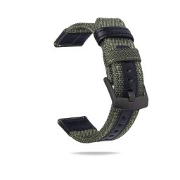 Nylon és bőr óraszíj – okosóra nylon és bőr pótszíj 20/22mm