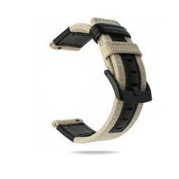 Nylon és bőr óraszíj – okosóra nylon és bőr pótszíj 20/22mm