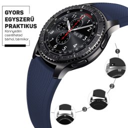 Szilikon óraszíj – okosóra pótszíj 20/22mm