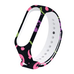 Xiaomi Mi Band 3 és Mi Band 4 okoskarkötő mintás pótszíj