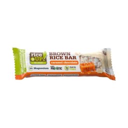 Rice Up puffasztott barna rizsszelet karamellás ízű fehércsokoládéval 18g