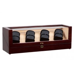 EDELWOLLE BARNA SZÍNŰ FA ÓRAFORGATÓ 8 ÓRÁNAK