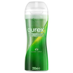 Durex 2in1 - masszázsolaj és síkosító Aloe Verával (200 ml)