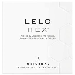 LELO Hex Original - luxus óvszer (3 db)