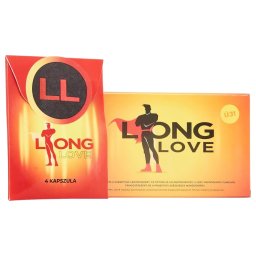 Long Love - magömlés késleltető étrend-kiegészítő férfiaknak (4 db)