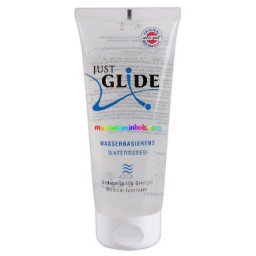 Just Glide Water 200 ml Sikosító, vízbázisú, íztelen, színtelen, orvosi sikosító, vegán, latex óvszerhez is - Orion