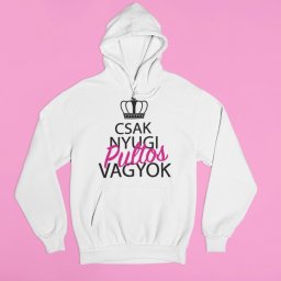 Csak nyugi, pultos vagyok rózsaszín pulóver