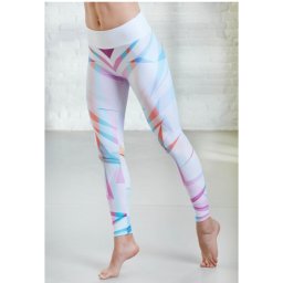 V Graphic leggings