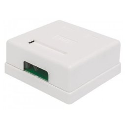UTP Cat5 Falidoboz 2port (aljzatok nelkul csak a doboz!)