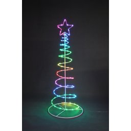 Spirálfenyő 110 RGB LED, Hoff, beltér/kültér