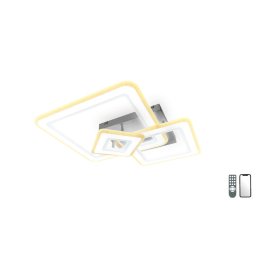 MasterLED Lucero Ryder 198 W-os, 50 cm átmérőjű fehér LED távirányítós és mobil applikációval vezérelhető mennyezeti lámpa