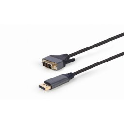 Gembird (CC-DPM-DVIM-4K-6) 1.8m fekete 4K DisplayPort / DVI-D Dual Link (24+1) kábel