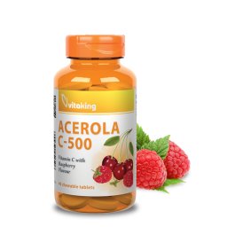 Acerola C-500 Málnás ízben (40) rágótabl.