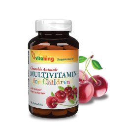 Meggyes gyerek multivitamin (90) rágótabl.