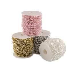 Gyöngy füzér Ø4 mm – Sokoldalú dekorációs kellék