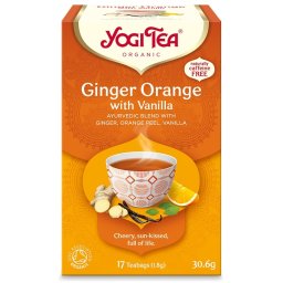 Yogi Tea Narancsos gyömbér tea bio 17 db