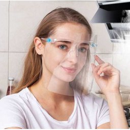 Tartalék Plexi Szemüvegkeretes Maszkhoz. (3755)