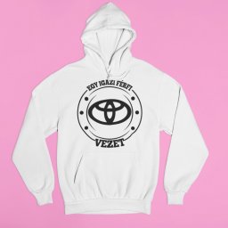 Egy igazi férfi Toyotát vezet pulóver