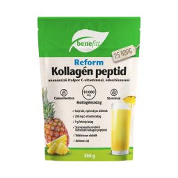 Benefitt Reform kollagén peptid ananász ízű italpor 300g