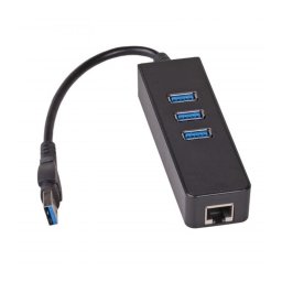 HUB 3-port + Ethernet USB 3.0 Akyga PN: AK-AD-32