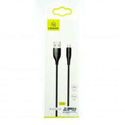 Usams U18 micro usb kábel fekete 1M