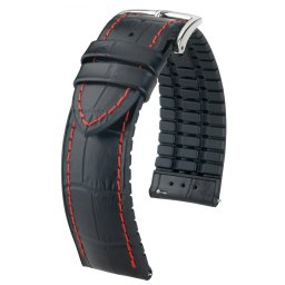 Hirsch George borjúbőr, fekete/piros 20/18L