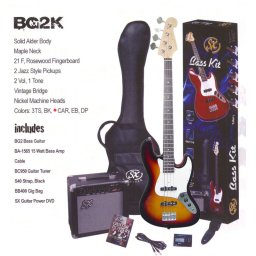 SX BG-2K elektromos basszus gitár szett