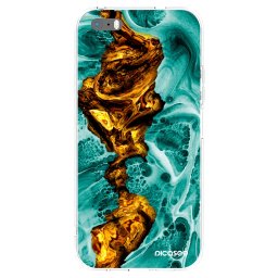 Átlátszó szilikon tok az alábbi mobiltelefonokra Apple iPhone 5/5S/SE - Goldsky