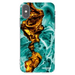 Átlátszó szilikon tok az alábbi mobiltelefonokra Apple iPhone X/XS - Goldsky