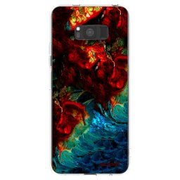 Átlátszó szilikon tok az alábbi mobiltelefonokra Samsung Galaxy S8 G950F - Universe