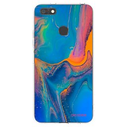 Átlátszó szilikon tok az alábbi mobiltelefonokra Huawei P9 Lite Mini - Rainbow