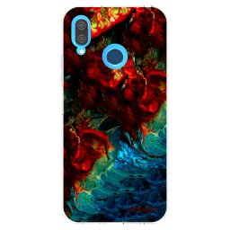 Átlátszó szilikon tok az alábbi mobiltelefonokra Huawei P20 Lite - Universe